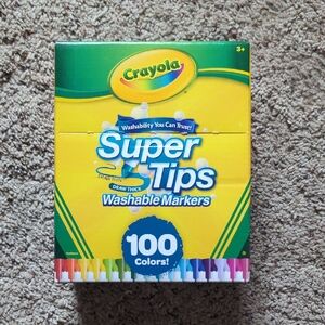 Crayola Super Tips Washable Markers - 100 Vibrant Colors